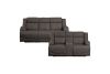 Camryn 2 Piece Power Double Reclining Sofa Set in Chocolate Fabric by Home Elegance - HEL-9207CHC-PW - Image 3 of 0