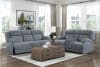 Camryn 2 Piece Power Double Reclining Sofa Set in Graphite Blue Fabric by Home Elegance - HEL-9207GPB-PW - Image 1 of 0