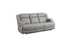 Camryn Double Reclining Sofa in Gray Fabric by Home Elegance - HEL-9207GRY-3 - Image 4 of 0