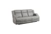 Camryn Power Double Reclining Sofa in Gray Fabric by Home Elegance - HEL-9207GRY-3PW - Image 4 of 0