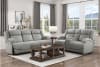 Camryn 2 Piece Power Double Reclining Sofa Set in Gray Fabric by Home Elegance - HEL-9207GRY-PW - Image 1 of 0