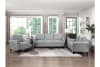 Ellery Love Seat in Dark Gray Fabric by Home Elegance - HEL-9209DG-2 - Image 3 of 0