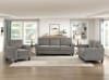 Ellery 2 Piece Upholstered Rolled Arm Sofa Set in Brown Chenille Fabric by Home Elegance - HEL-9209NFPT - Image 1 of 0