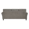 Ellery 2 Piece Upholstered Rolled Arm Sofa Set in Brown Chenille Fabric by Home Elegance - HEL-9209NFPT - Image 5 of 0