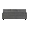 Lemond Contemporary Upholstered Sofa in Dark Gray Chenille Fabric by Home Elegance - HEL-9214NGH-3 - Image 3 of 0