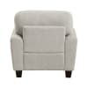 Lemond Upholstered Chair in Gray Chenille Fabric Upholstery Finish by Home Elegance - HEL-9214NPG-1 - Image 5 of 0