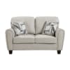 Lemond Upholstered Loveseat in Gray Chenille Fabric Upholstery Finish by Home Elegance - HEL-9214NPG-2 - Image 4 of 0