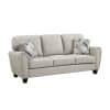 Lemond 2 Piece Upholstered Sofa Set in Gray Chenille Fabric Upholstery Finish by Home Elegance - HEL-9214NPG - Image 4 of 0