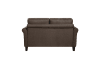 Kenmare Love Seat in Chocolate Fabric by Home Elegance - HEL-9235CH-2 - Image 5 of 0