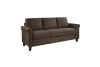 Kenmare Sofa in Chocolate Fabric by Home Elegance - HEL-9235CH-3 - Image 4 of 0