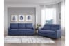Harstad Sofa in Blue Fabric by Home Elegance - HEL-9236BU-3 - Image 3 of 0
