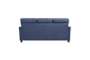 Harstad Sofa in Blue Fabric by Home Elegance - HEL-9236BU-3 - Image 5 of 0