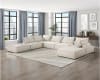 Inman 4 Piece Modular Sectional in Beige Fabric by Home Elegance - HEL-9237BE-4SC - Image 4 of 0