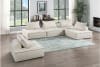 Inman 4 Piece Modular Sectional in Beige Fabric by Home Elegance - HEL-9237BE-4SC - Image 5 of 0