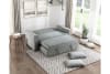 Alta Convertible Studio Sofa Bed in Gray Fabric by Home Elegance - HEL-9238GY-3CL - Image 3 of 0