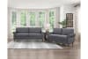 Kinsale Sofa in Dark Gray Fabric by Home Elegance - HEL-9240DGY-3 - Image 3 of 0