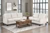 Landrum 2 Piece Sofa Set in Beige and Gray Fabric by Home Elegance - HEL-9257 - Image 1 of 0