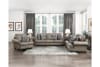 Franklin Love Seat in Mushroom Brown Fabric by Home Elegance - HEL-9260MS-2 - Image 3 of 0