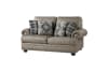 Franklin Love Seat in Mushroom Brown Fabric by Home Elegance - HEL-9260MS-2 - Image 4 of 0