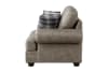 Franklin Love Seat in Mushroom Brown Fabric by Home Elegance - HEL-9260MS-2 - Image 5 of 0
