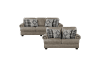 Franklin 2 Piece Sofa Set in Mushroom Brown Fabric by Home Elegance - HEL-9260MS - Image 3 of 0
