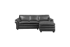 Exton 2 Piece Sectional in Gray Fabric by Home Elegance - HEL-9267GY-22LRC - Image 2 of 0