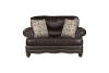 Milford Love Seat in Brown Fabric by Home Elegance - HEL-9268BRW-2 - Image 1 of 0