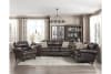Milford Love Seat in Brown Fabric by Home Elegance - HEL-9268BRW-2 - Image 3 of 0