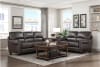Foxborough 2 Piece Sofa Set in Dark Brown Fabric by Home Elegance - HEL-9269DB - Image 1 of 0