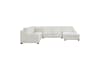 Zayden 4 Piece Sectional in Ivory Fabric by Home Elegance - HEL-9277VR-42LRC - Image 3 of 0