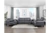 Thierry 2 Piece Sofa Set in Burnish Gray Fabric by Home Elegance - HEL-9279BGY - Image 2 of 0
