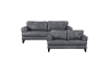 Thierry 2 Piece Sofa Set in Burnish Gray Fabric by Home Elegance - HEL-9279BGY - Image 3 of 0
