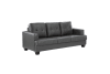 Hinsall 2 Piece Sofa Set in Gray Fabric by Home Elegance - HEL-9309GY - Image 5 of 0