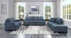 Elmont 2 Piece Sofa Set in Blue by Home Elegance - HEL-9327BU - Image 2 of 0