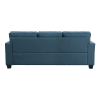Elmont 2 Piece Sofa Set in Blue by Home Elegance - HEL-9327BU - Image 5 of 0