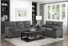 Keighly Sofa in Dark Gray Fabric by Home Elegance - HEL-9328DG-3 - Image 2 of 0