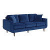 Rand Sofa in Navy by Home Elegance - HEL-9329BU-3 - Image 2 of 0