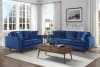 Rand Sofa in Navy by Home Elegance - HEL-9329BU-3 - Image 4 of 0