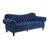 Rosalie Sofa in Navy Blue by Home Elegance - HEL-9330BU-3 - Image 2 of 0