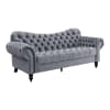 Rosalie Sofa in Dark Gray by Home Elegance - HEL-9330DG-3 - Image 2 of 0