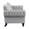 Rosalie Love Seat in Light Gray by Home Elegance - HEL-9330GY-2 - Image 3 of 0