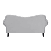 Rosalie Love Seat in Light Gray by Home Elegance - HEL-9330GY-2 - Image 4 of 0
