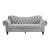Rosalie 2 Piece Sofa Set in Light Gray by Home Elegance - HEL-9330GY - Image 3 of 0