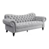 Rosalie 2 Piece Sofa Set in Light Gray by Home Elegance - HEL-9330GY - Image 4 of 0