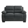 Holleman Love Seat in Dark Gray by Home Elegance - HEL-9333DG-2 - Image 1 of 0