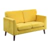 Tolley Love Seat in Yellow by Home Elegance - HEL-9338YW-2 - Image 2 of 0