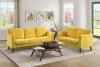 Tolley 2 Piece Sofa Set in Yellow by Home Elegance - HEL-9338YW - Image 1 of 0