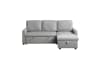 Brandolyn 2 Piece Reversible Sectional in Light Gray Fabric by Home Elegance - HEL-9359GRY-SC - Image 5 of 0