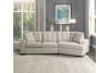 Logansport 2 Piece Sectional in Beige Fabric by Home Elegance - HEL-9401BEG-22LRU - Image 1 of 0