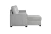 Carolina 2 Piece Reversible Sectional in Light Gray Fabric by Home Elegance - HEL-9402GRY-SC - Image 5 of 0